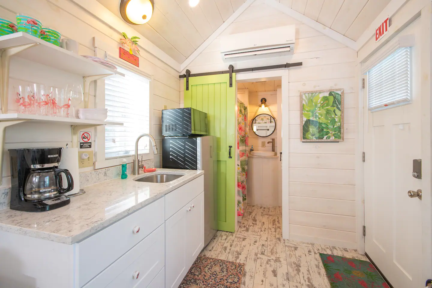 Bathroom next to the kitchen.