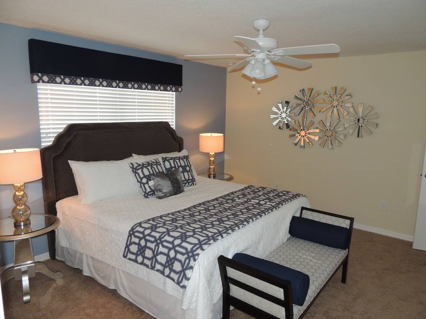 complimentary WiFi, flat-screen TVs in each bedroom.