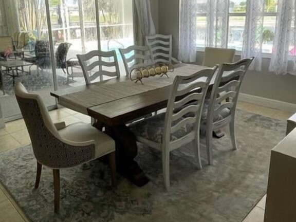 Elegant dining room for formal occasions.