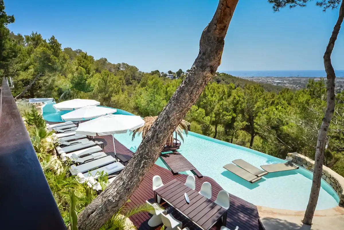 A breathtaking view of a luxury infinity pool